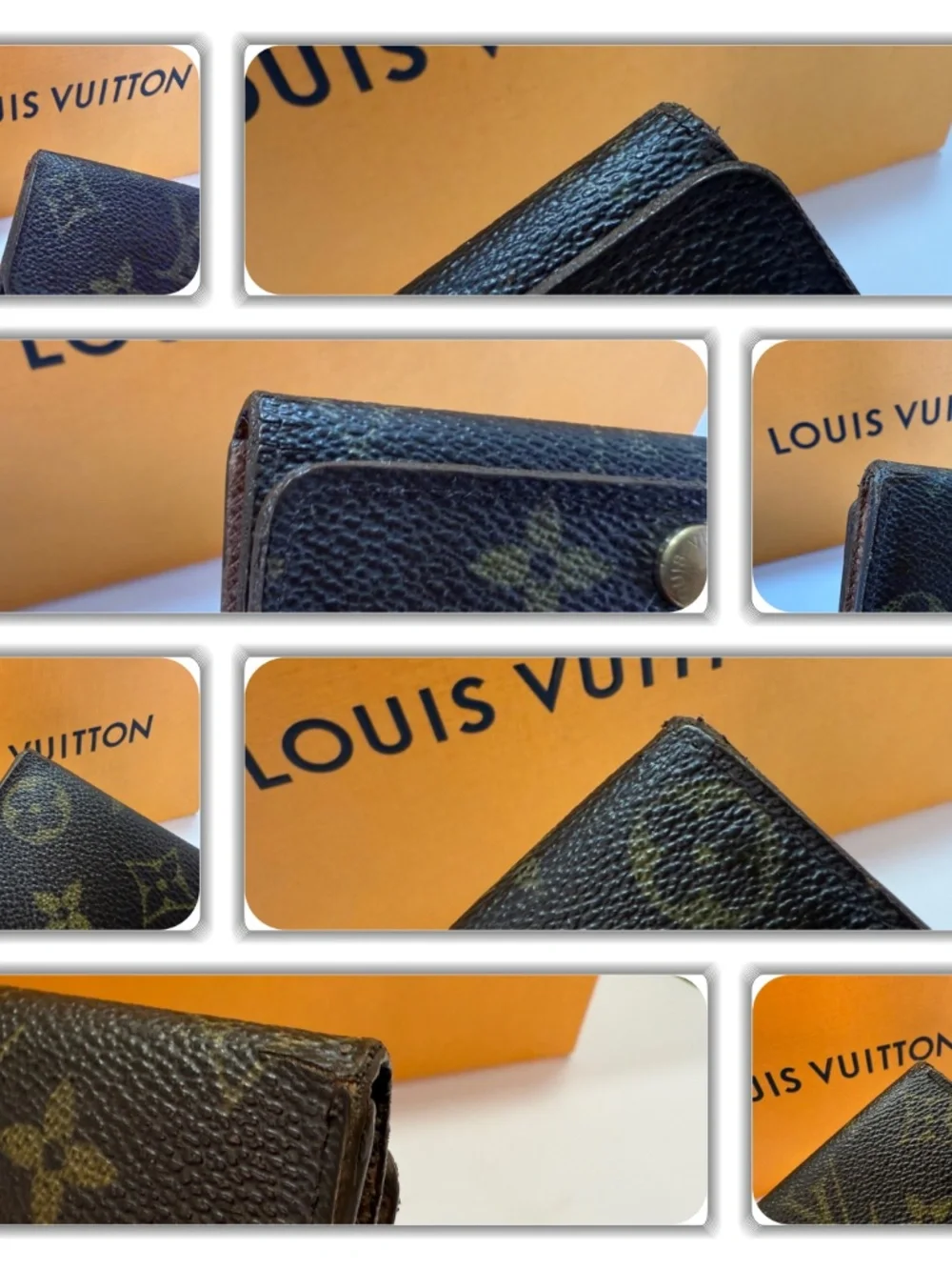 ATYPICAL LOUIS VUITTON MONOGRAM COATED CANVAS KEY CHAIN 4 HOOK HOLDER!